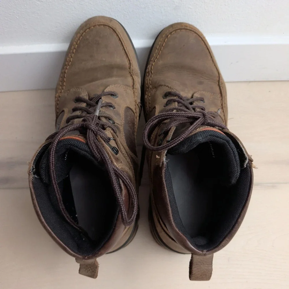 ECCO Track 25 Gore-Tex Mid Hiking Boots Mens US 11/11.5 EU45 Brown Waterproof